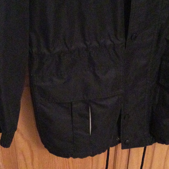 Black Men's Jacket with Embroidered Logo - Picture 5 of 7